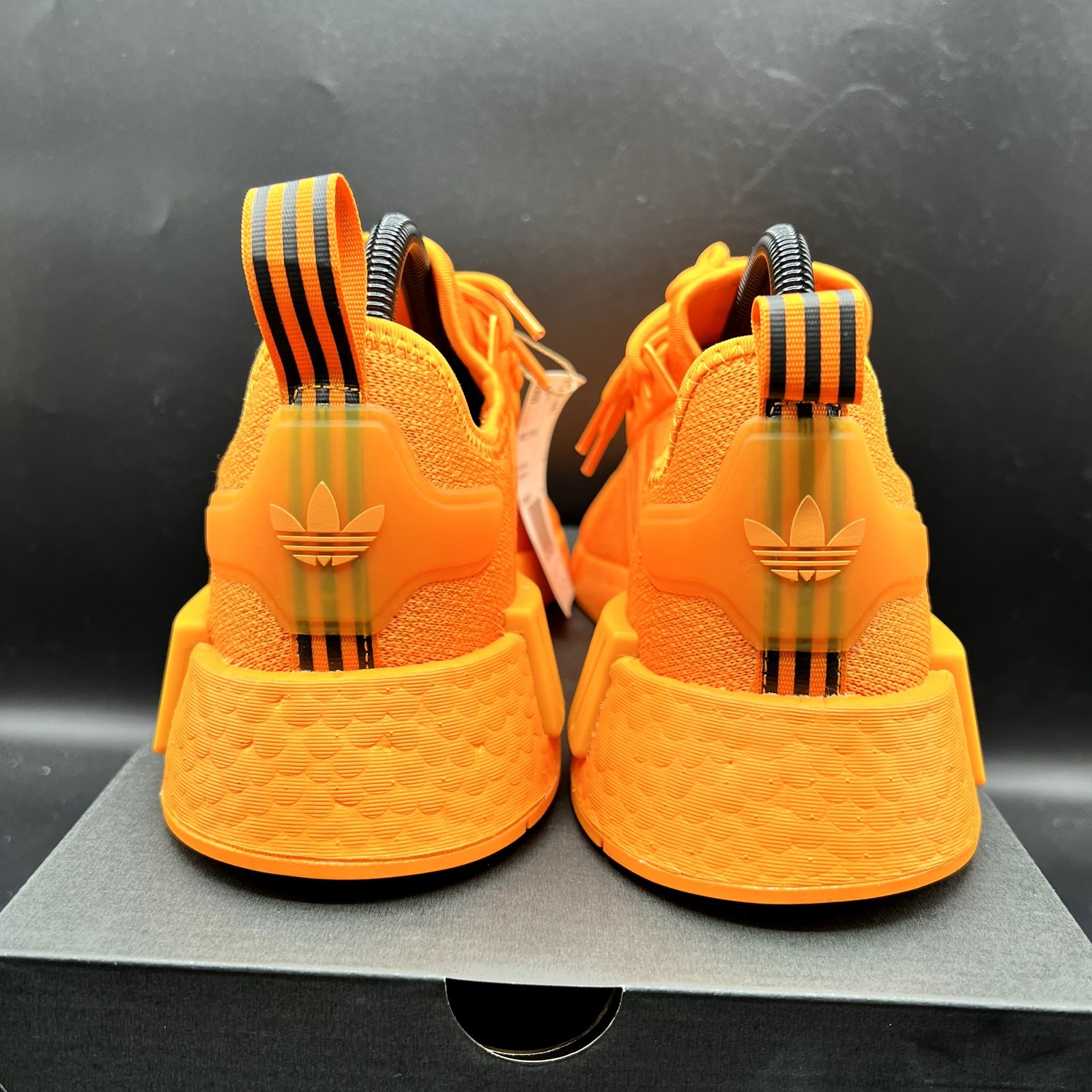 NEW Adidas NMD R1 Women’s Shoes Size 6.5 Bright Orange Sneakers Athletic GV9439