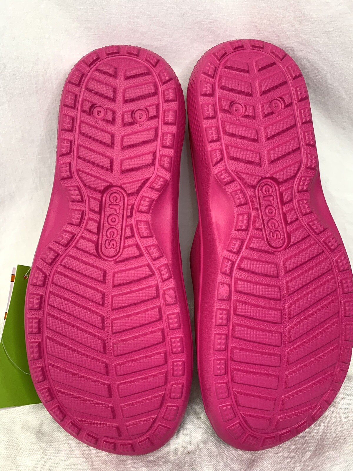 Crocs Classic Slide Sandals Candy Pink Size M6/ W8 Standard Fit NWT