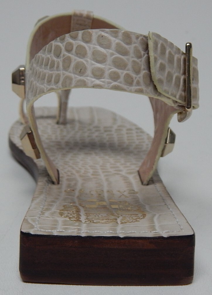 Vince Camuto Dailette Size 6.5 M EU 37 Women’s Leather Sandals Light Taupe Croco