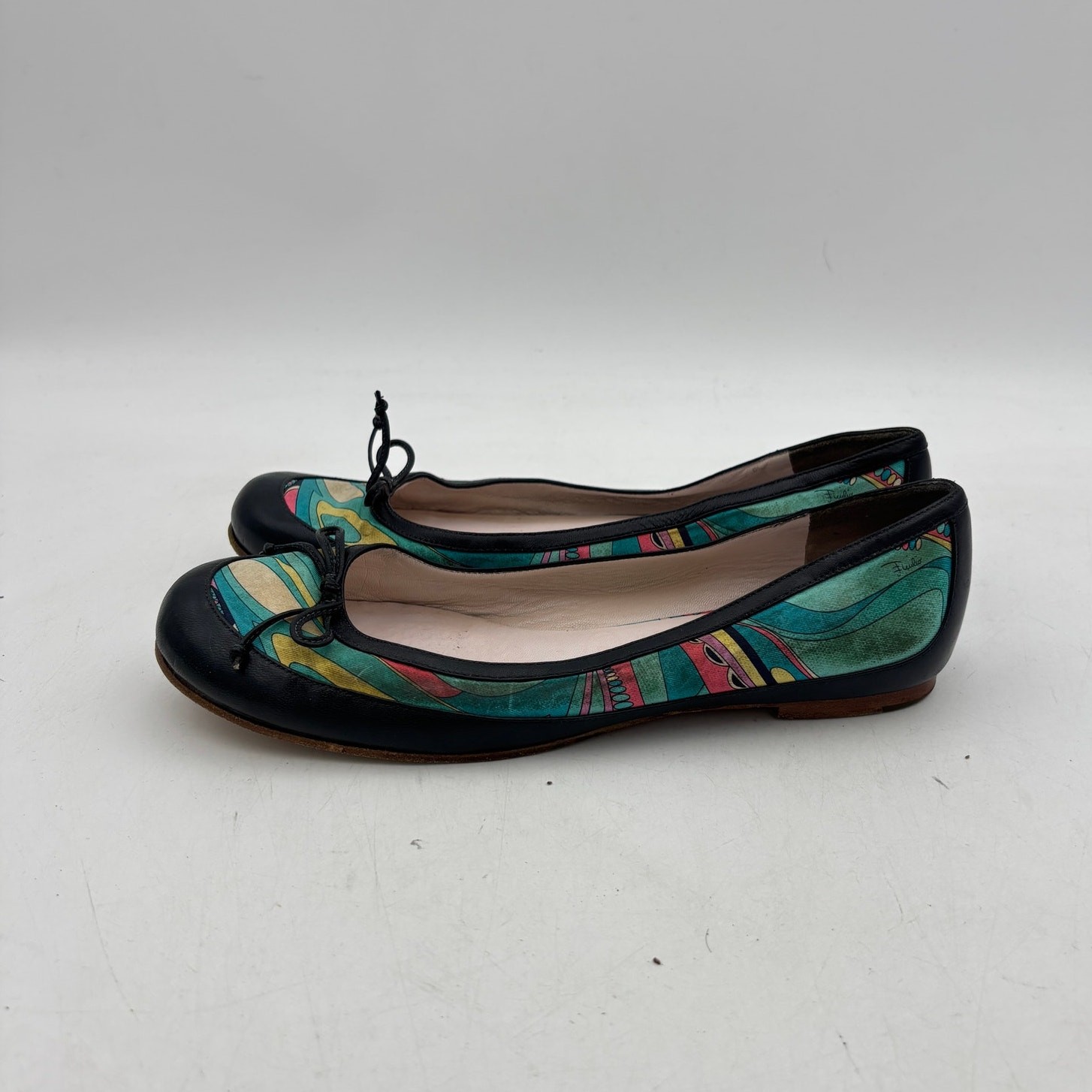 Vintage Emilio Pucci Firenze Printed Ballet Flats Women’s 37.5