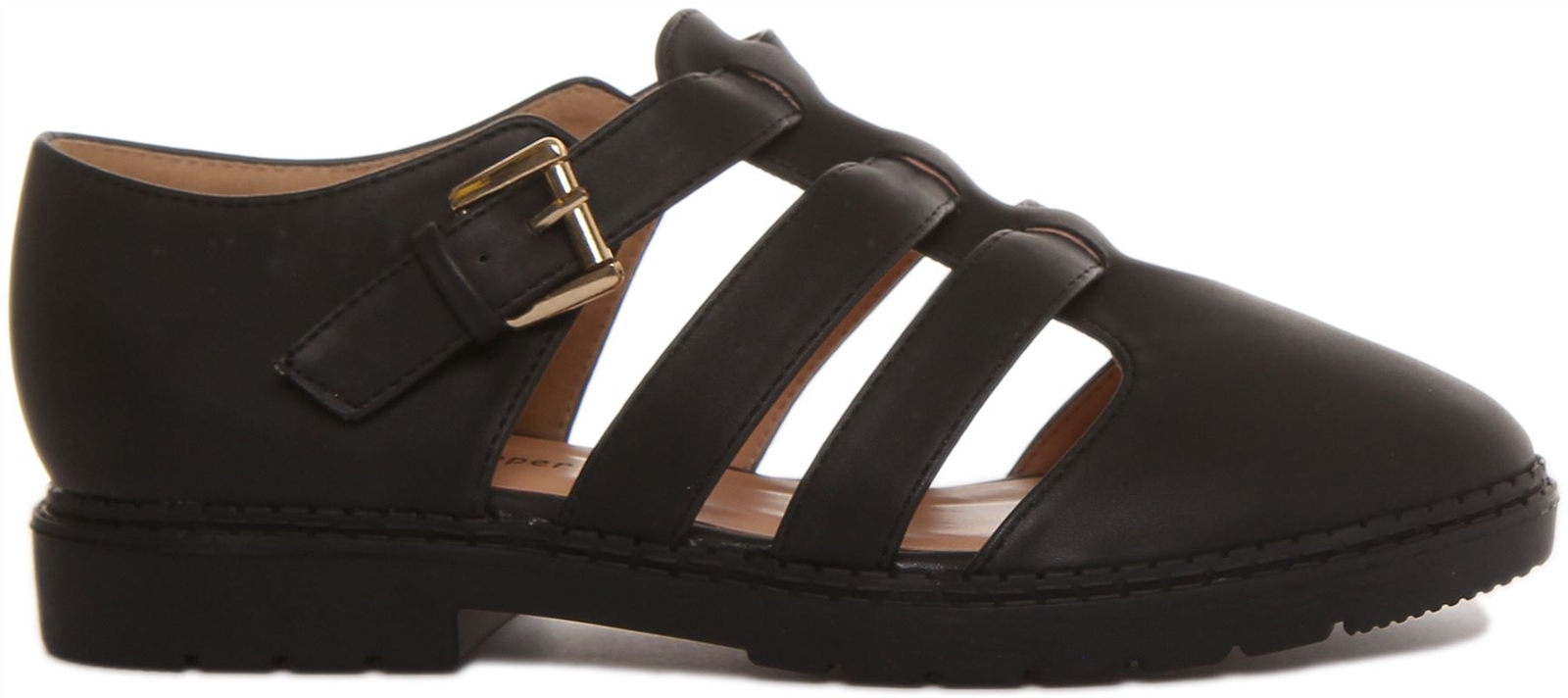 SALT AND PEPPER 2 Bruges Short Gladiator Womens Sandals In Black US 4 – 11