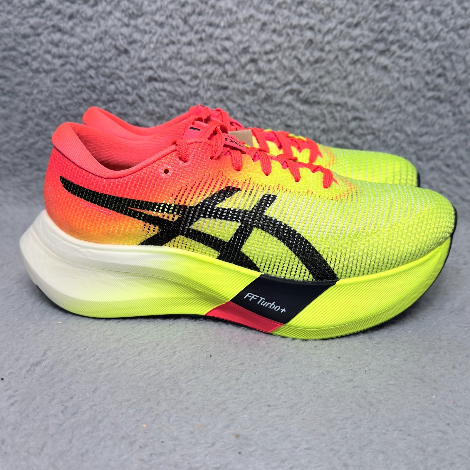Asics Metaspeed Edge Paris Womens Size 5.5 Running Shoes Safety Yellow Black