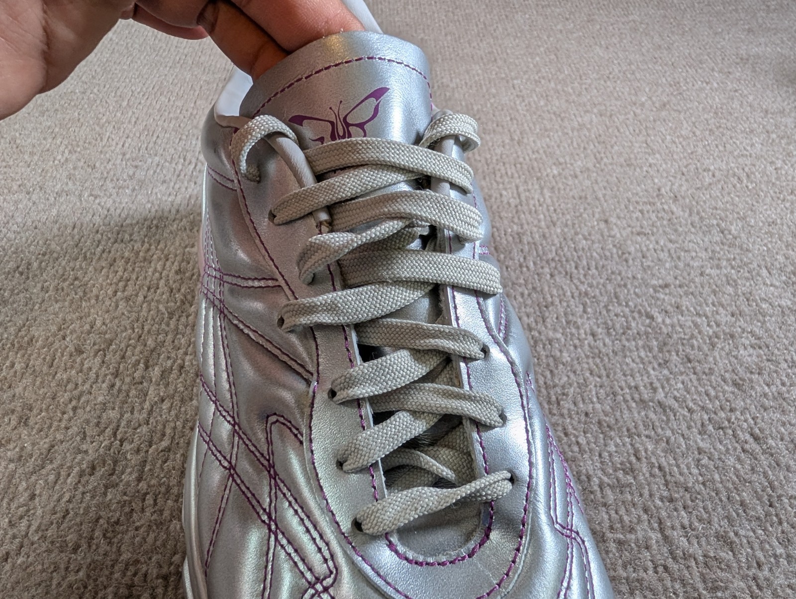 PUMA Cell Dome King ML x Dua Lipa Silver Purple Women’s Sneaker Shoes Size 10
