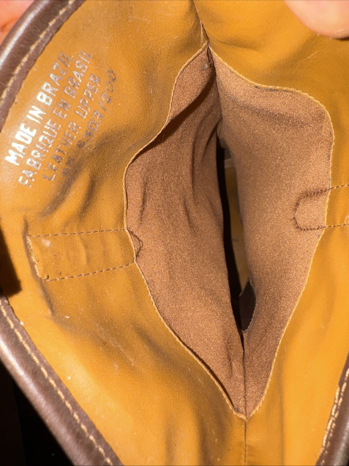 Leather Boots Size USA 6M, European 36, English 4, Mexico 3.5 American Eagle
