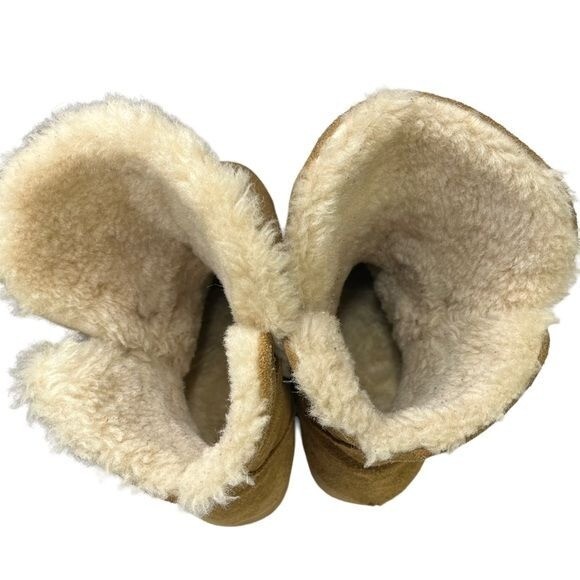 Emu Australia Belah Lo Merino Wool Lined Suede Ankle Boots Womens Size 6
