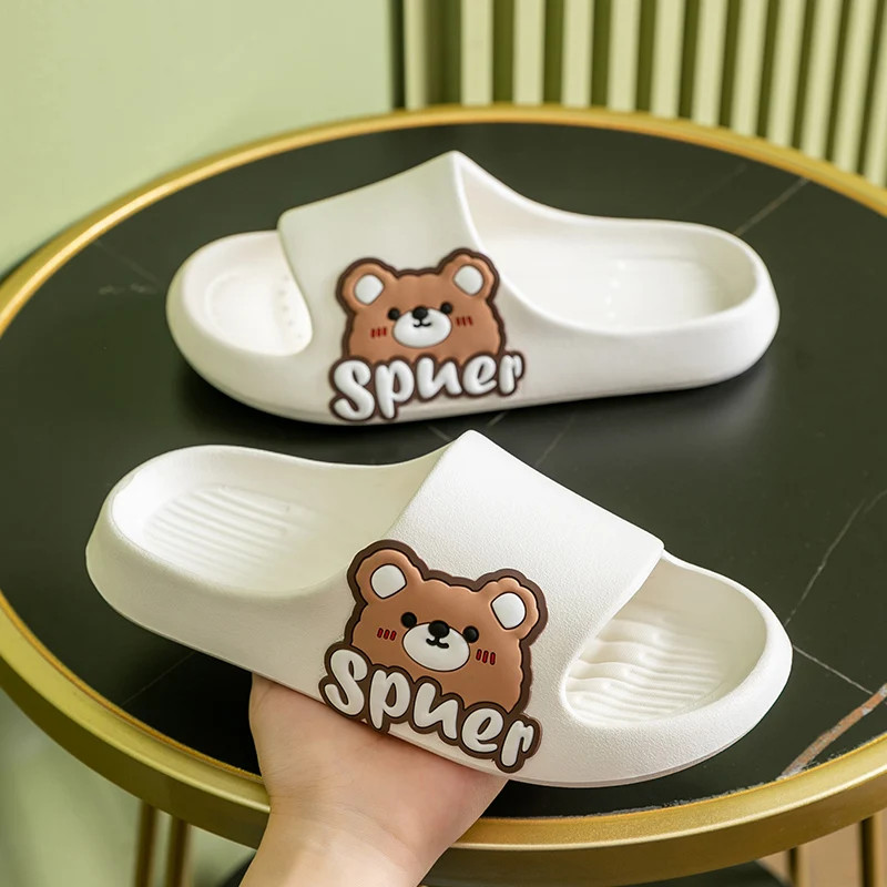 Women wearing slippers for summer outings, new indoor home, bathroom, anti slip