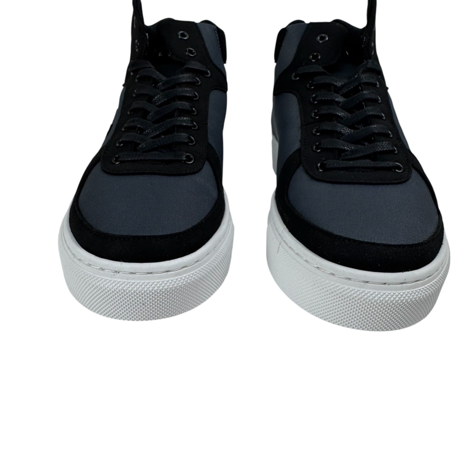 Loci NEW Eleven Black Grey High Top Court Sneakers Unisex EU 39 (Men 7/Women 8)