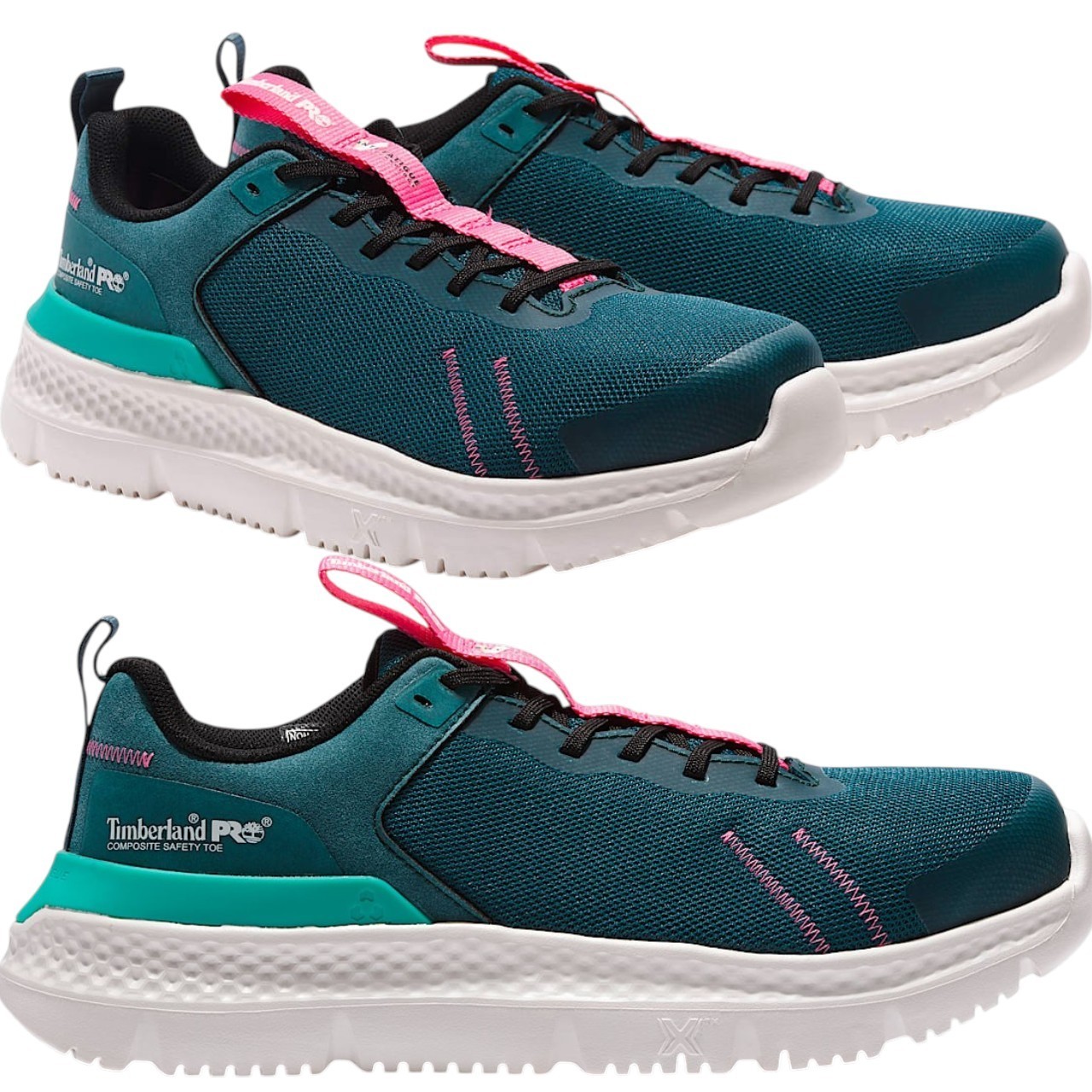 Timberland PRO Setra Composite Toe Work Sneaker Womens 9 11 Green Pink