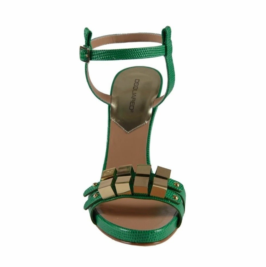 Dsquared2 Women’s Green Ankle Strap Sandals Shoes US 6 IT 36