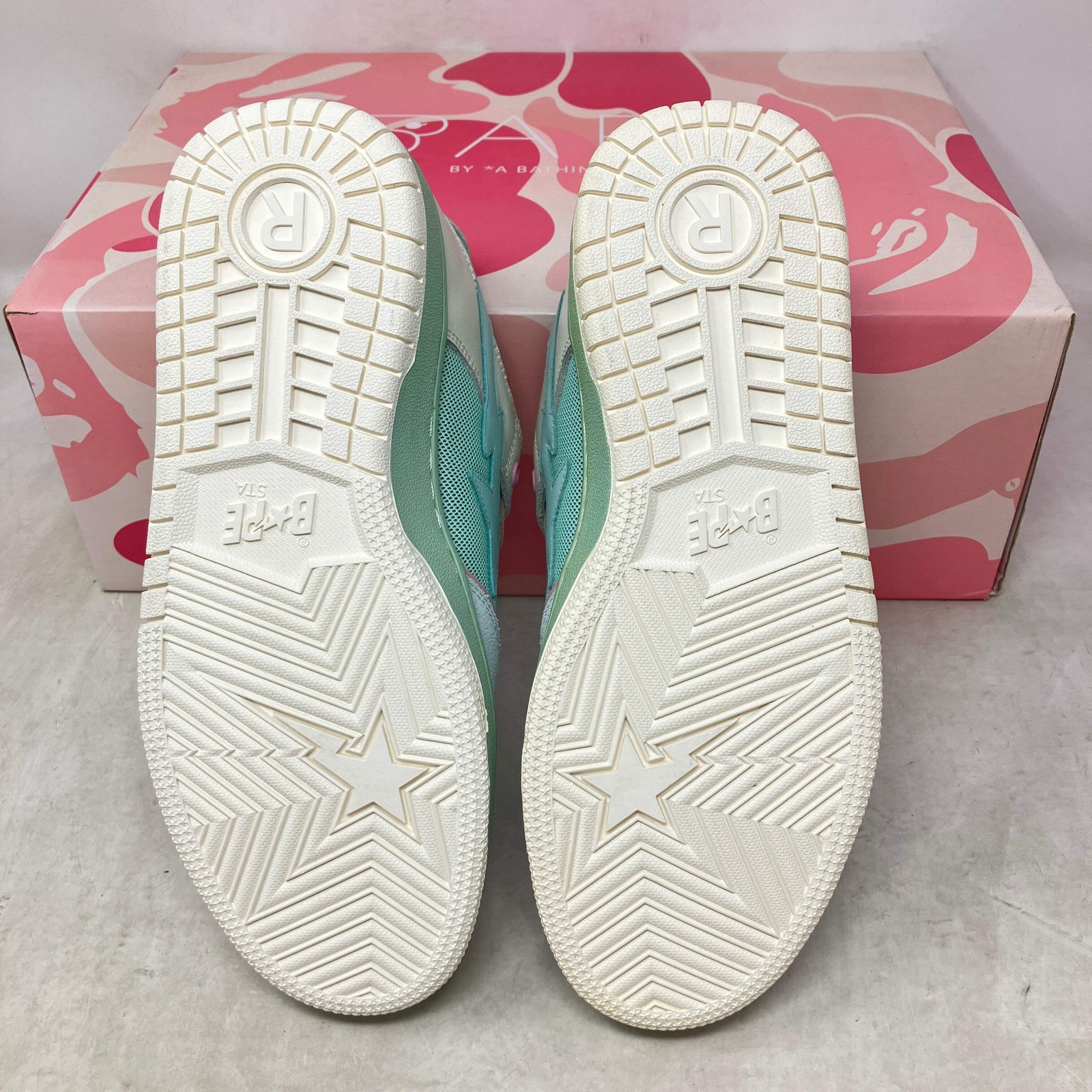 A Bathing Ape Bape SK8 Sta BAPY Minty Green (Women’s) Brand New BPYSNSN0059CH-GR
