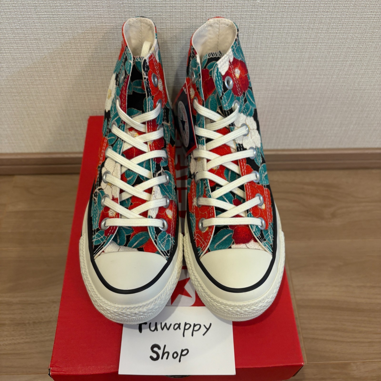 CONVERSE All Star WF HI / ippuya Collaboration Model BLACK/RED ABC-MART limited