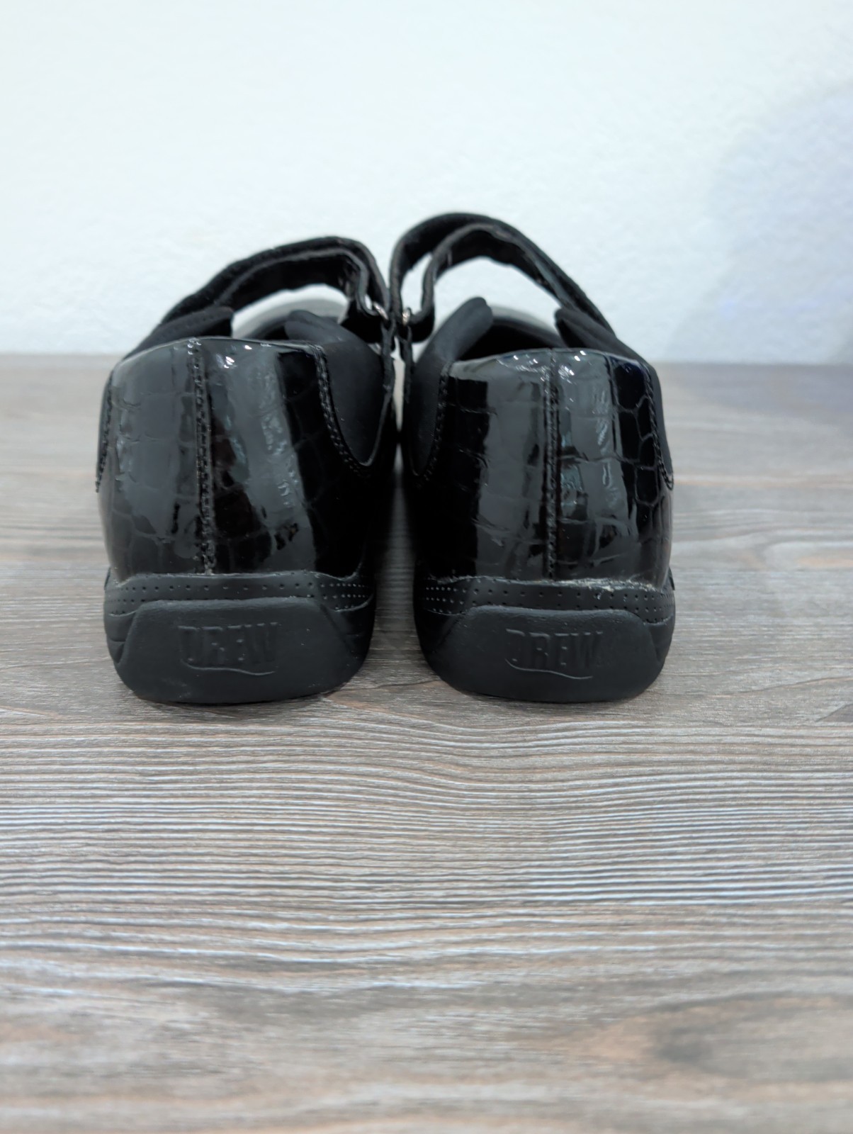 Women’s DREW » Rose » Black Patent Genuine Leather Mary Jane Shoes 8W