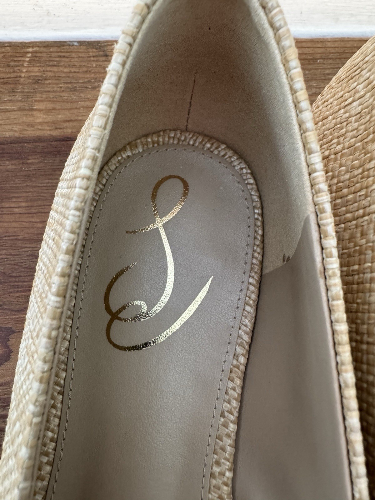 Sam Edelman Wanda Point Flat Sz 9.5 in Beechwood Weave – NWOB