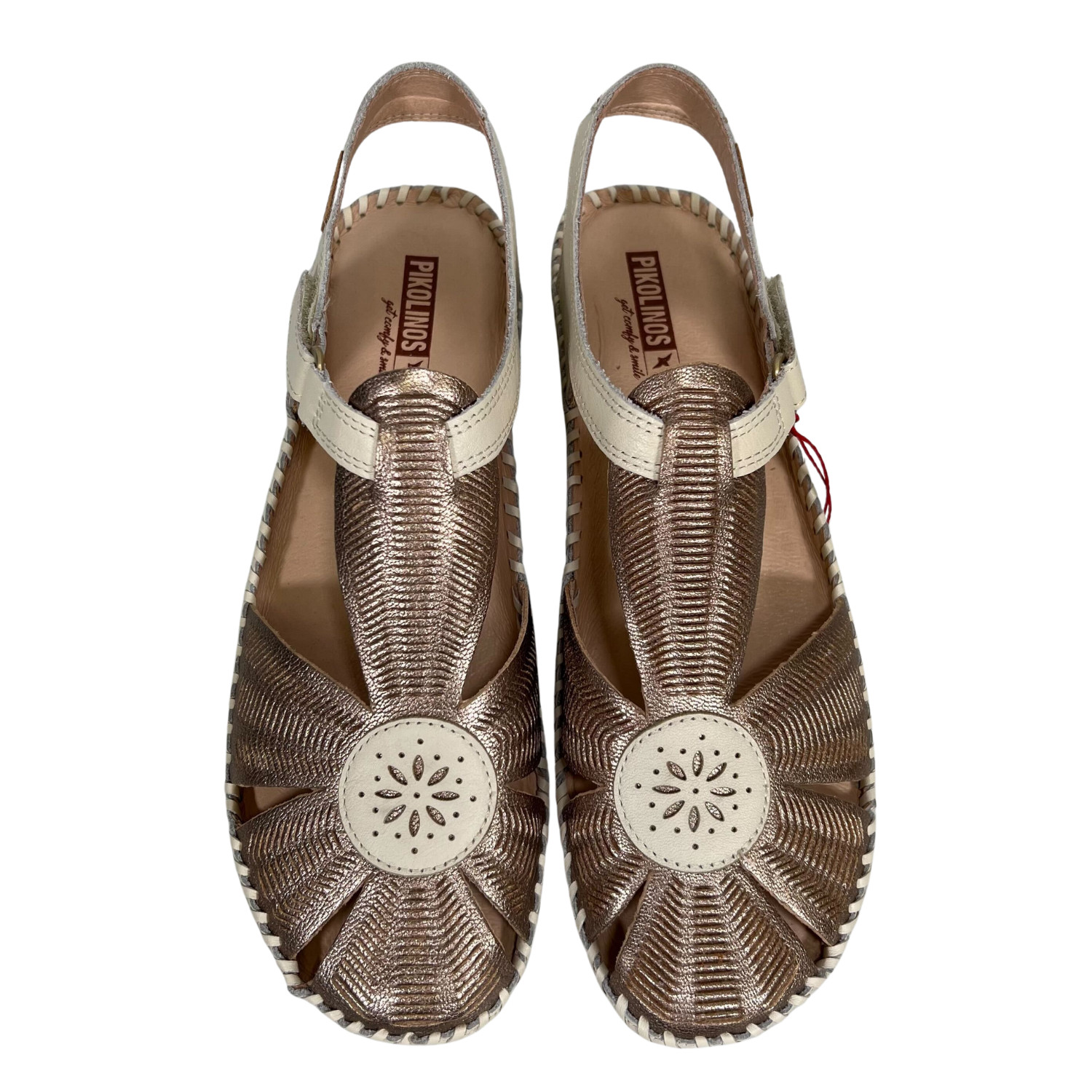 Pikolinos Women’s P. Vallarta Leather Wedge Sandals Size EU 41 US 10-10.5