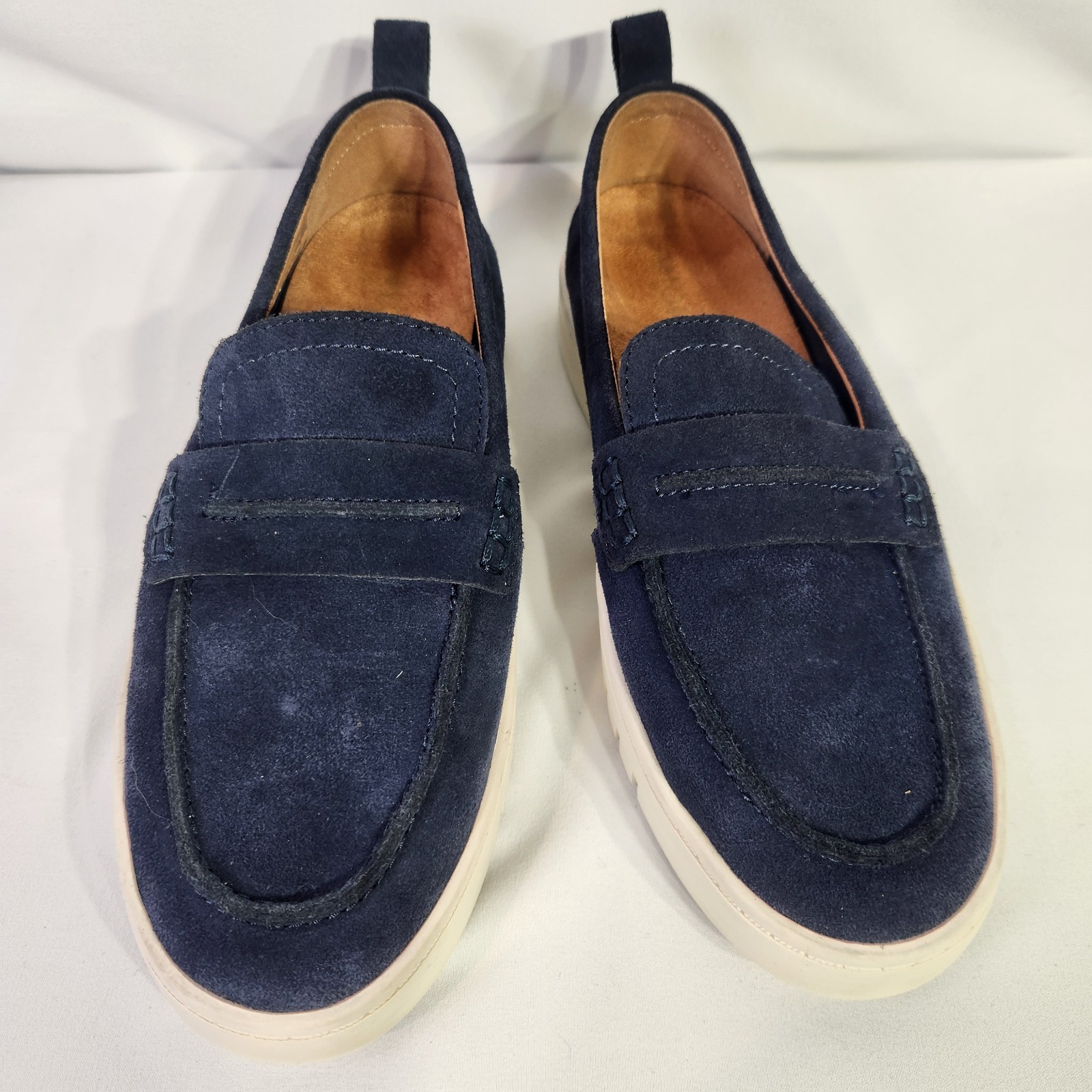 Vionic Uptown Suede Vio Motion Chantel Loafers Navy Size 6