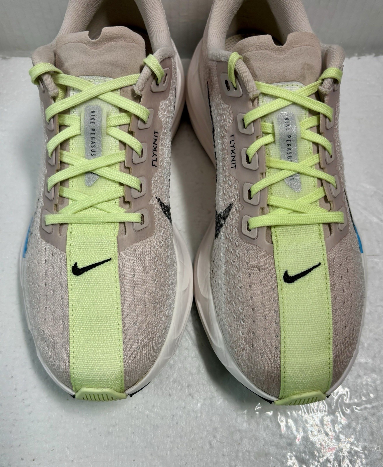 Nike Pegasus Plus Flyknit Zoom X Running Shoes Pink Neon/Yellow Accent. Size 7