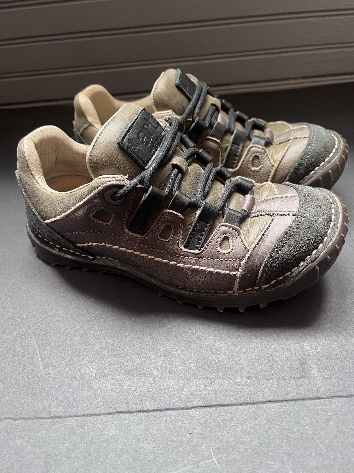 The Art Company Chunky Shoes Skyline 590 Y2K Sneakers Platform Leather Size 37