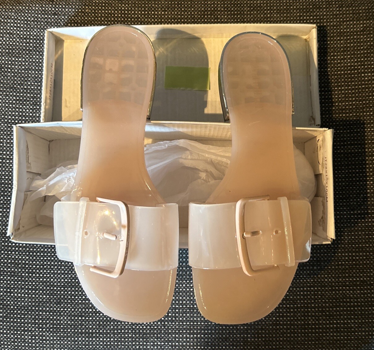 Olivia Miller Blush Jelly Women’s Sandals – Style OMRA-8749 – Size 8