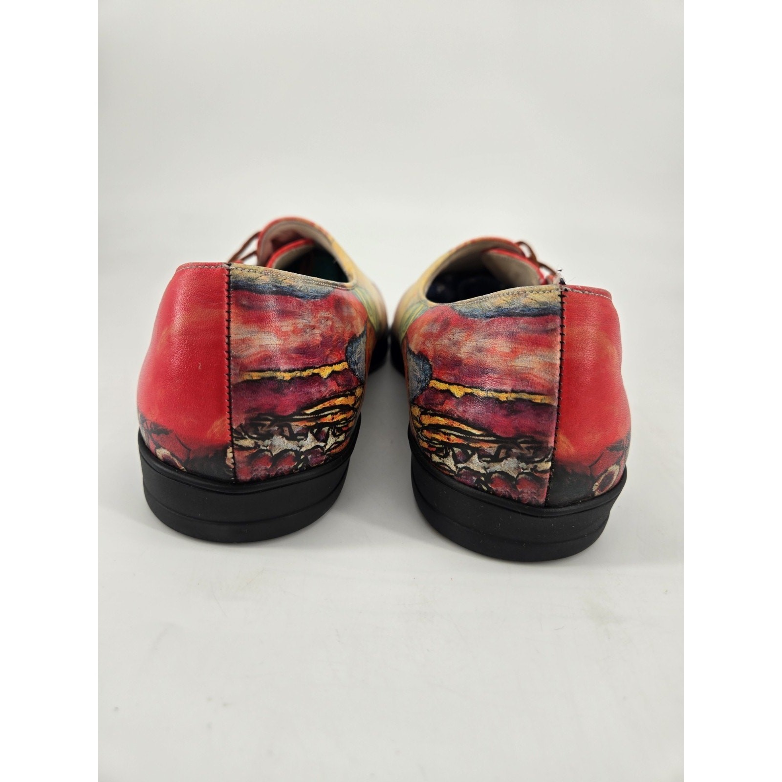 Icon Shoes Artist Gustav Klimt Women Friends Side Tie Flat Shoes Women 10 Mens 8
