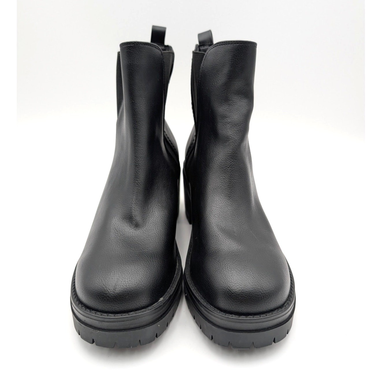 Mia Adea Platform Chelsea Ankle Boots Round Toe Women’s Black Size US10M EU41