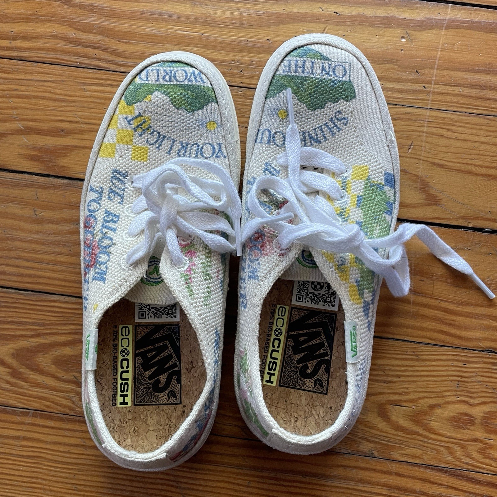 VANS Circle Vee Eco Theory Eco Positivity Shine Your Light 6 Sneakers Hemp