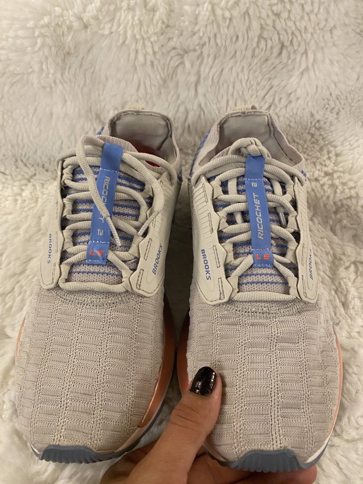Brooks Ricochet 2 LE Gray Blue Sneakers 12003141B040 Women’s Shoes Size 7.5