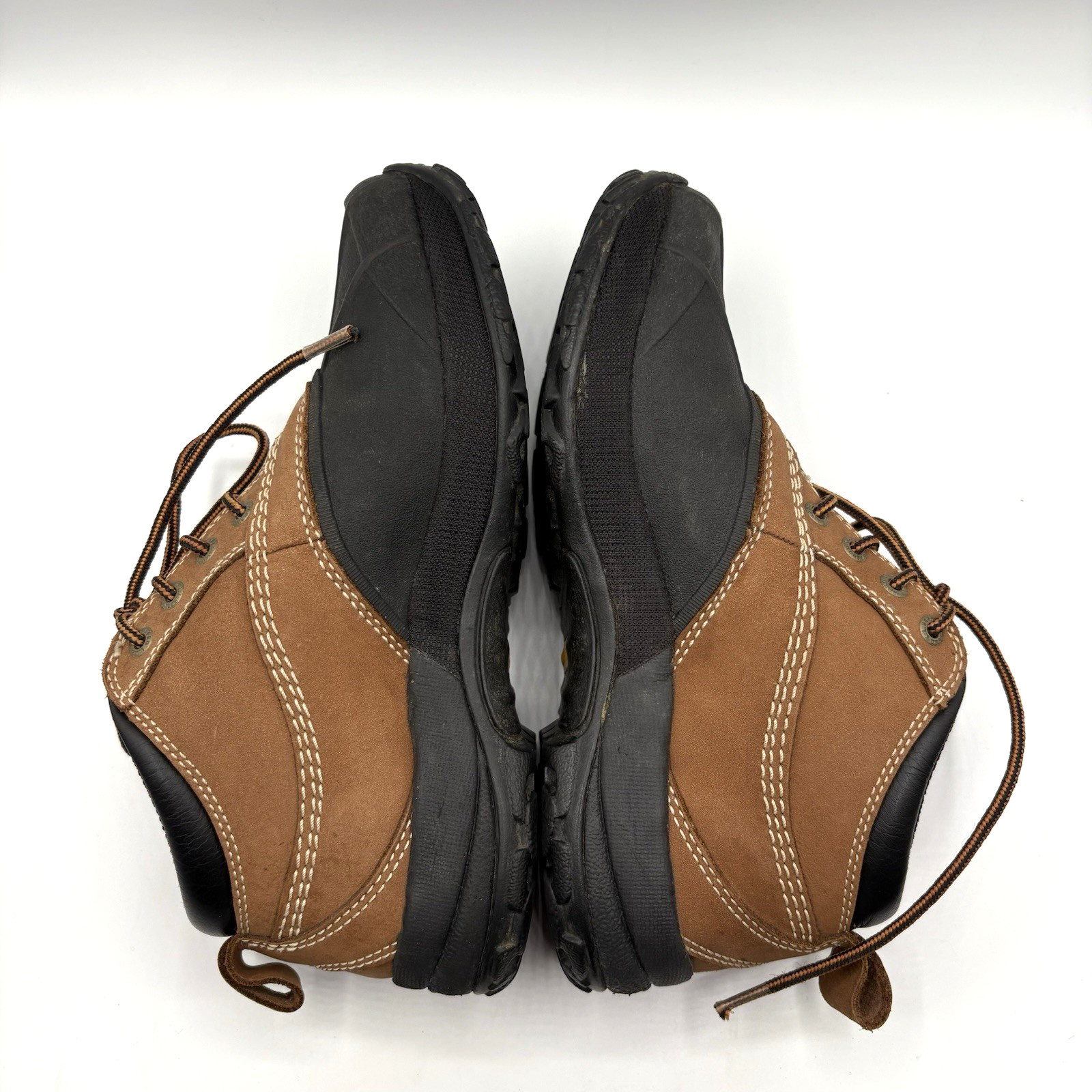 LL Bean Duck Bootie Women’s Size 8.5 Black Tan Waterproof Rain Hunting Shoe