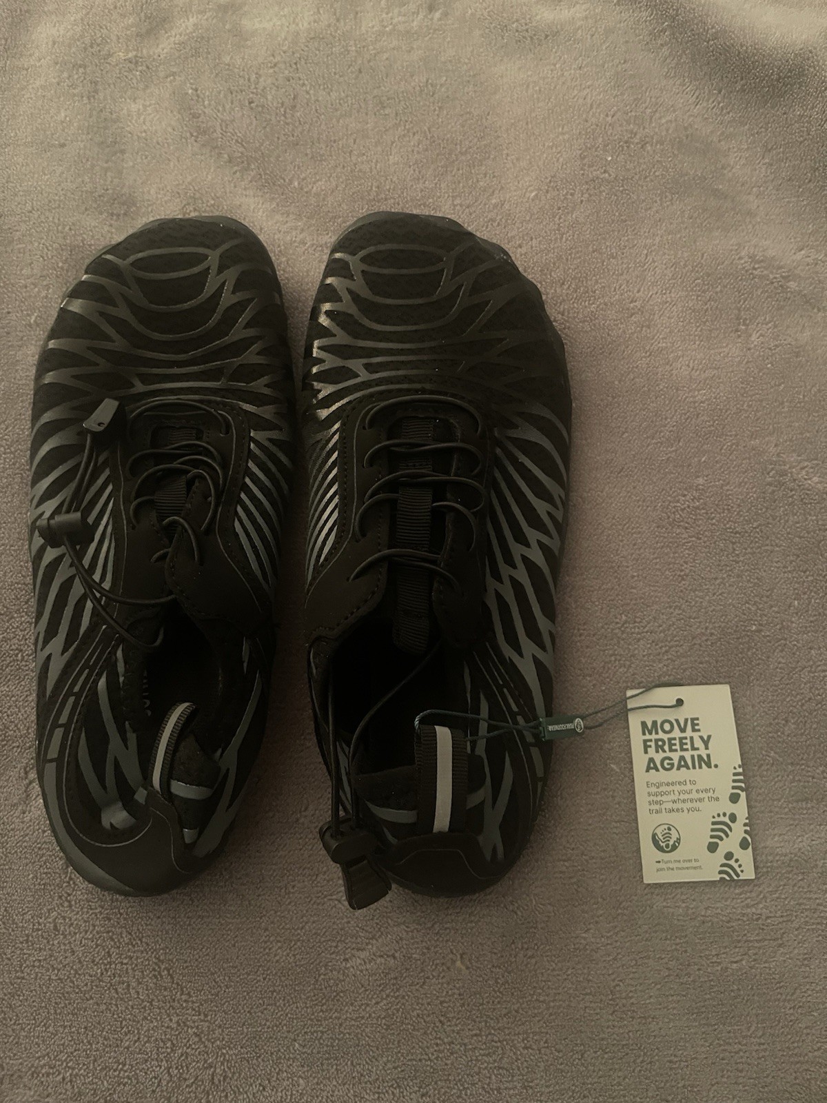 New! NWT PEAK BAREFOOT FOOTWEAR Lorax-Pro Shoe Unisex W- 8/8.5 M-6/6.5 In Black