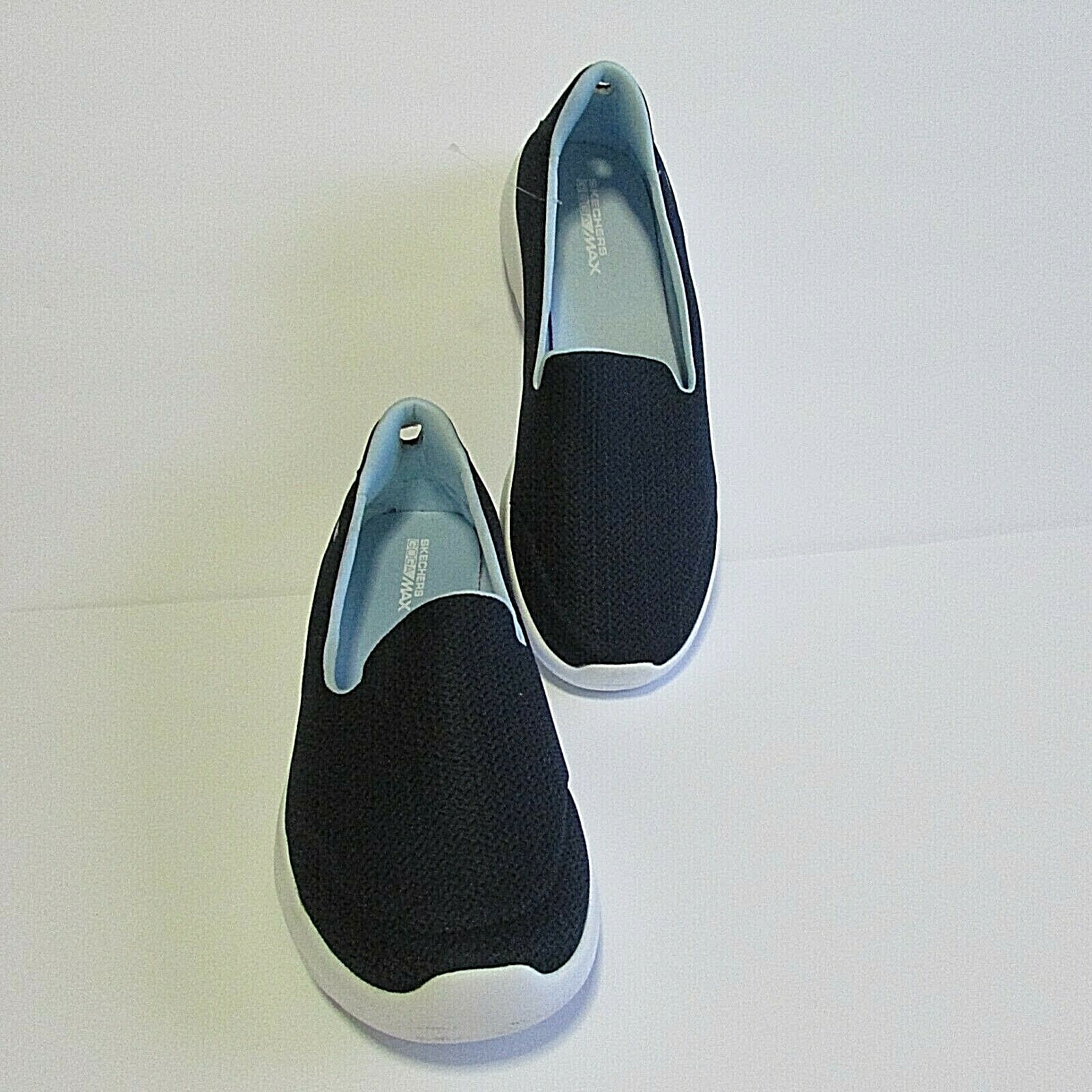Skechers Navy Blue Goga Max Lightweight Cushioned Comfort slip on Shoes-sz 11