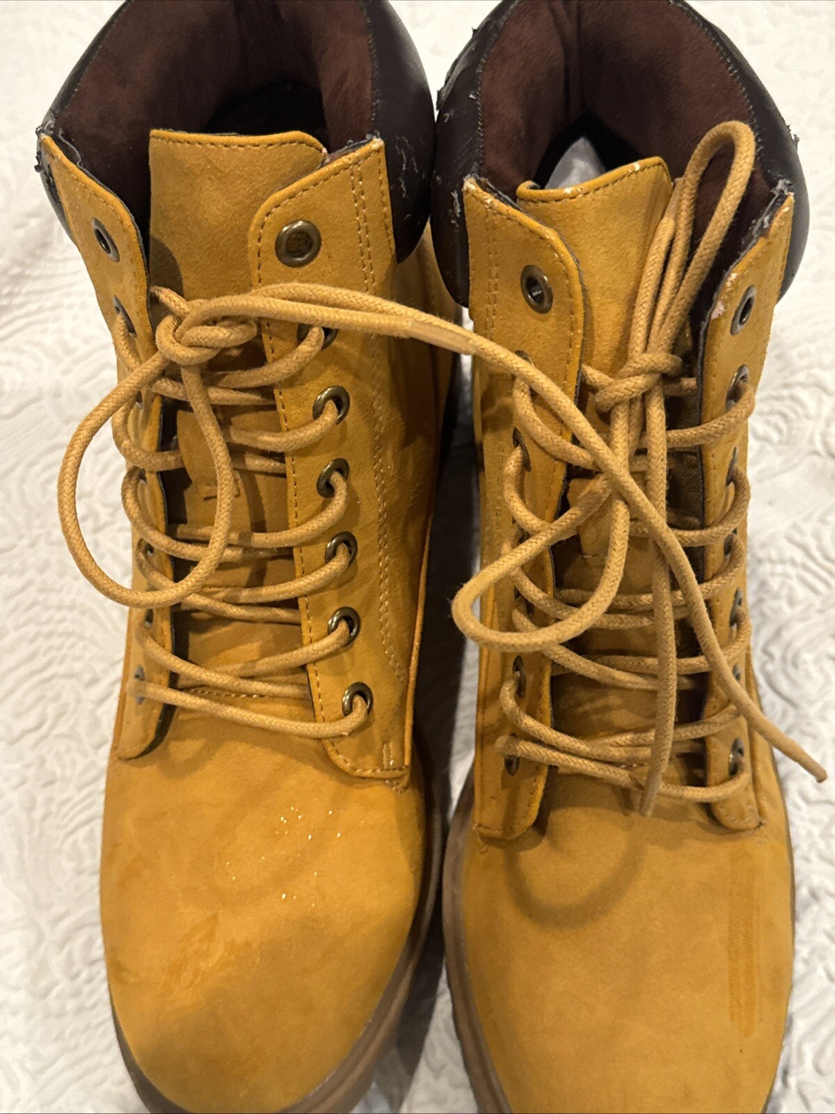 Mia Everly Combat Boots Women’s Size 9M Shaft Ht 6” In Platform By 0.5”
