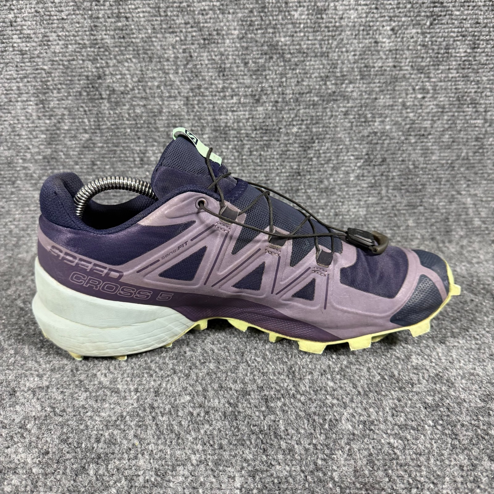 Salomon Speedcross 5 Trail Running Shoes Purple Quicklace Women’s 10 (414621)