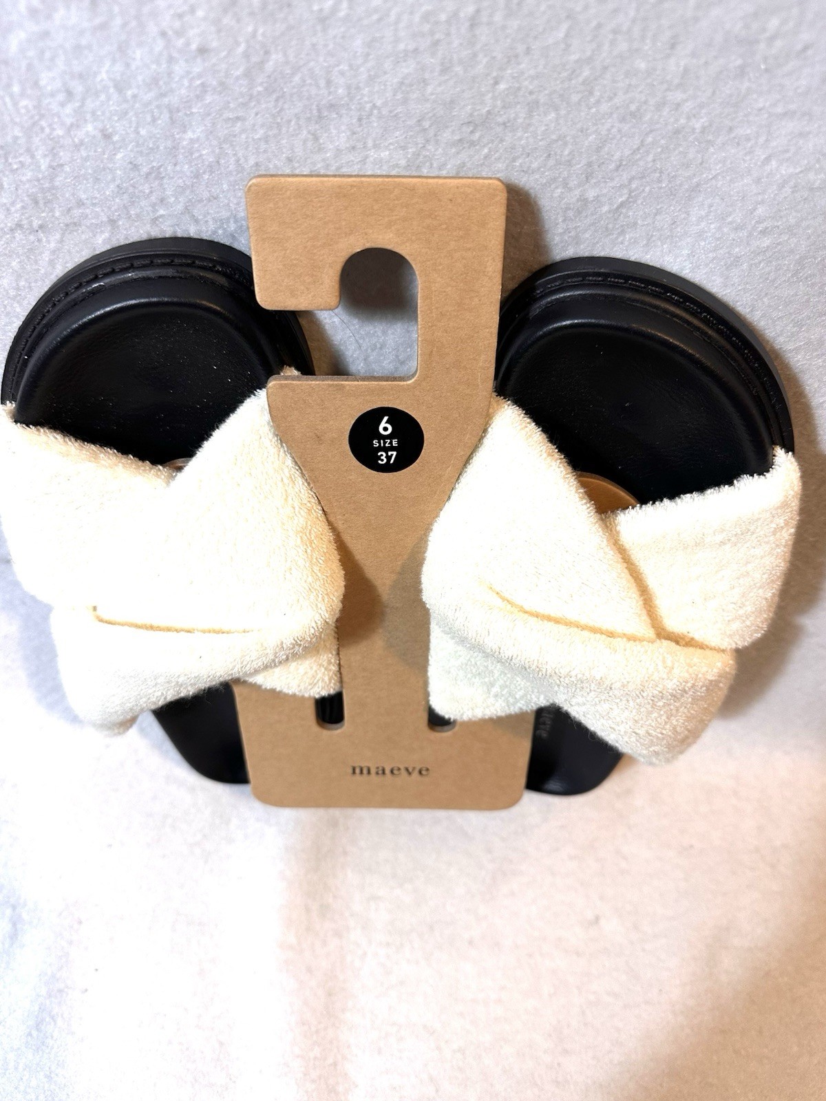 Anthropologie Maeve Terry Crisscross Slide Slippers SIZE US 6