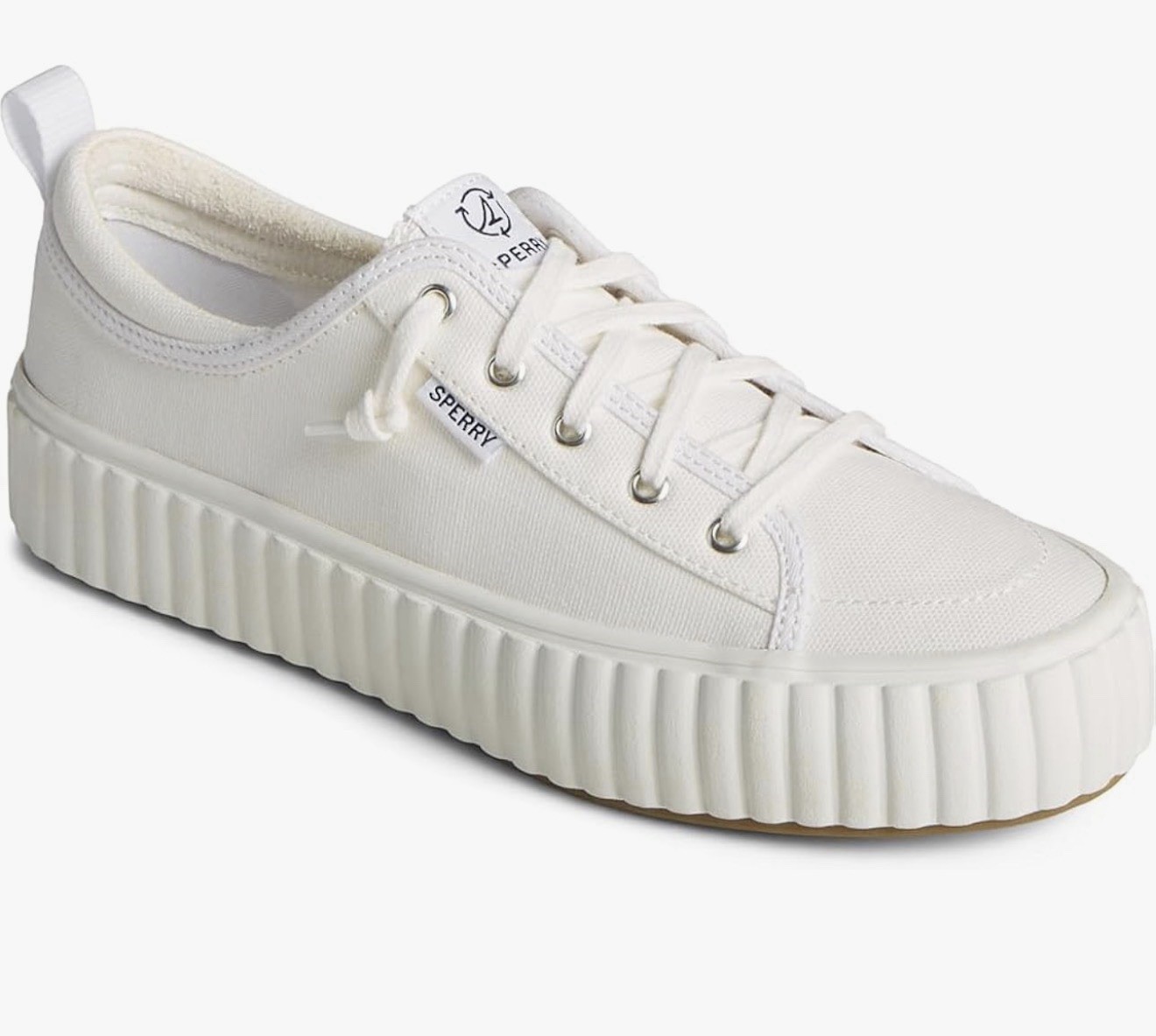 Sperry Womens Pier Wave Platform Lace Up Sneaker Size 6.5