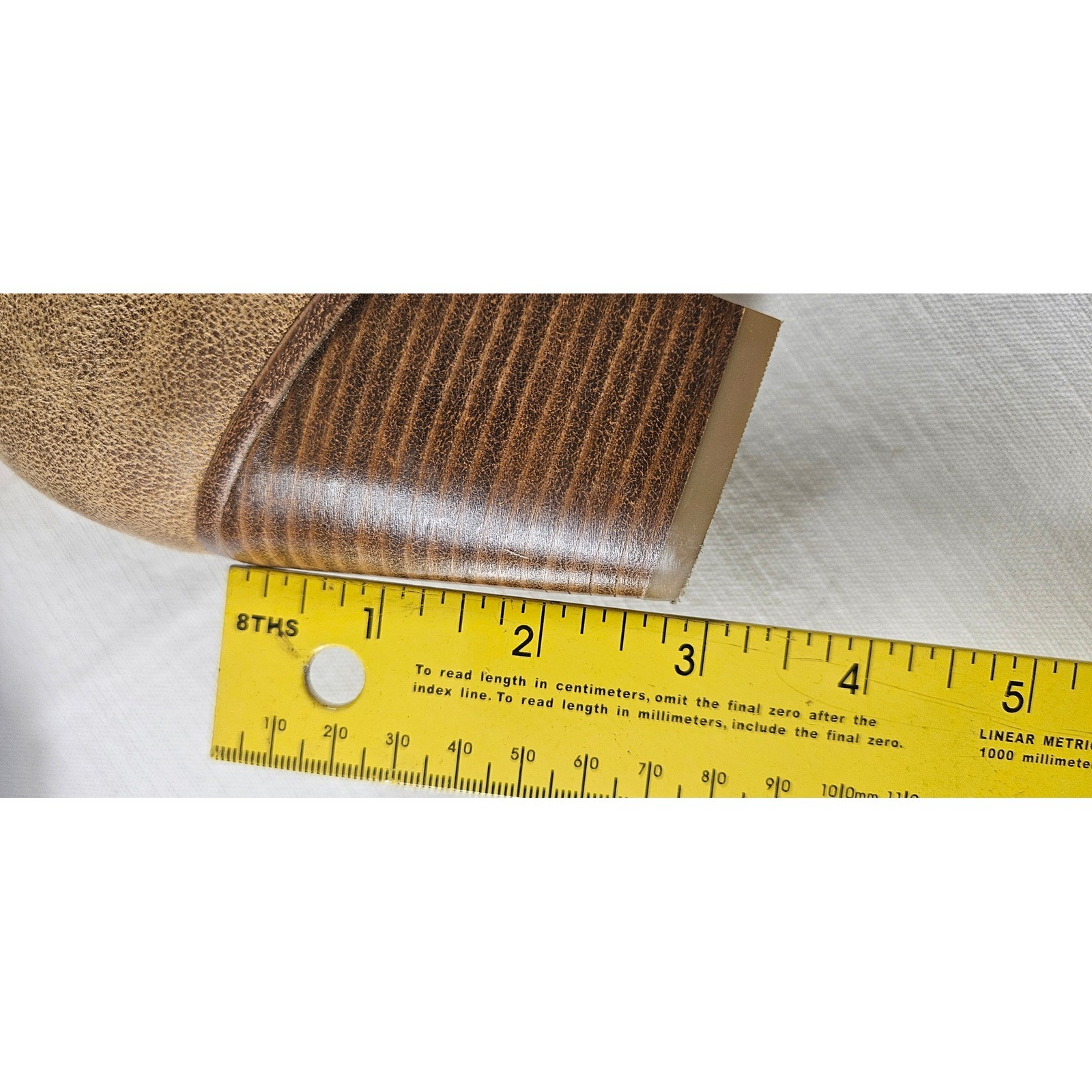 Baretraps Cheyenne Tan Brown Slouchy Mid Calf Buckle Block Heel Boots Womens 6M