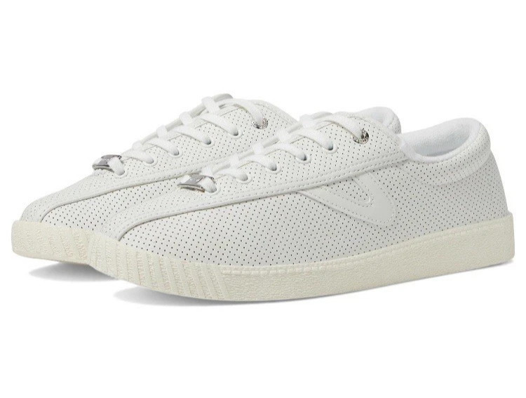 Women’s Tretorn Nylite Elite Sz 7, white, EcoOrtholite insole