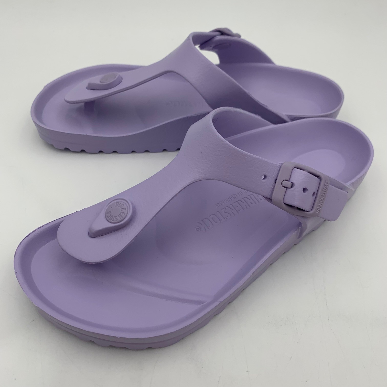 Birkenstock w Box Gizeh Purple Fog EVA Regular Width Select Size G1N