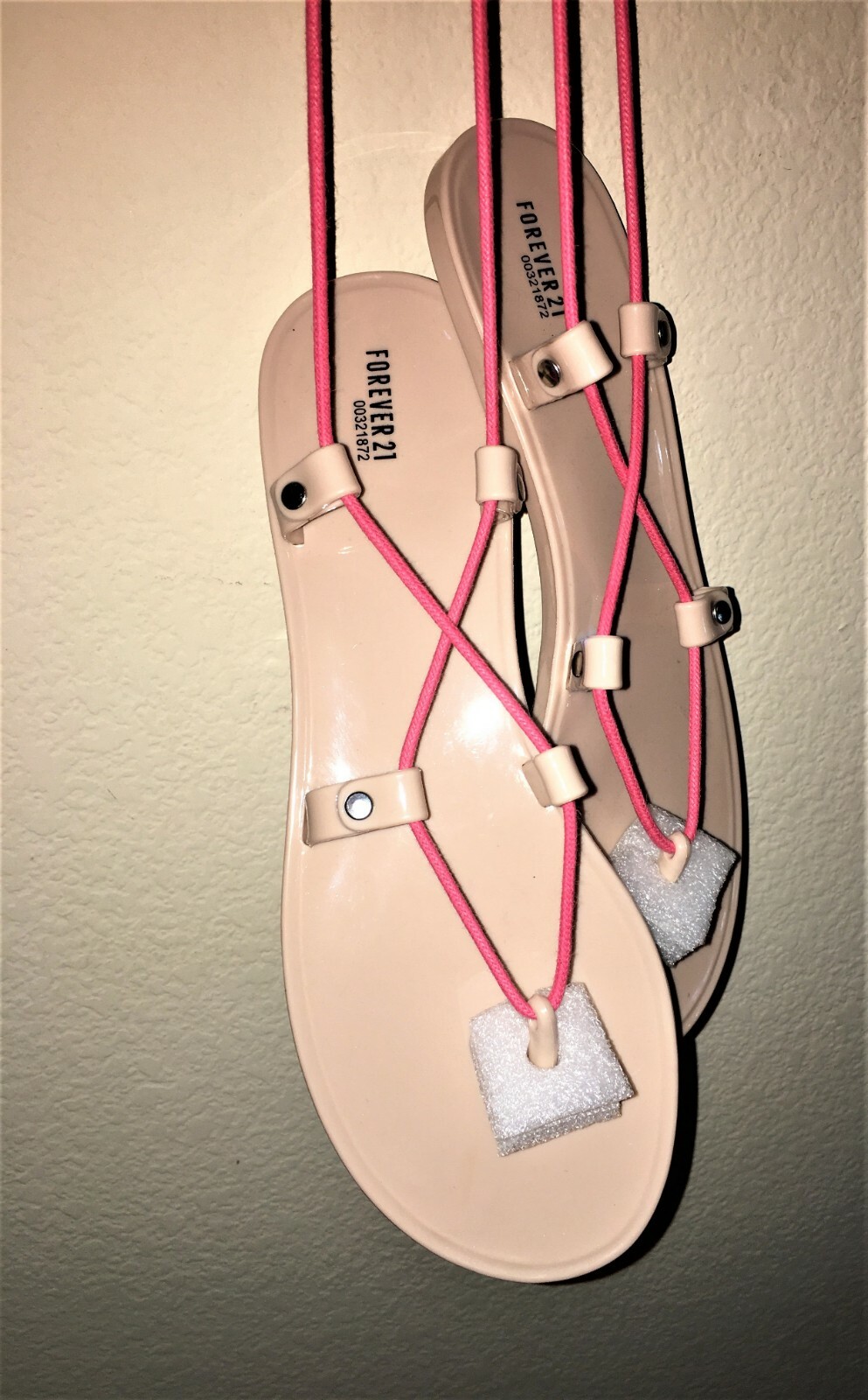Cleopatra Lace Up Sandals, Flats, Long Wrap Laces, Gladiator size 8