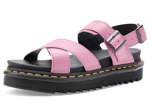 LA004 DR. MARTENS WOMENS VOSS II SANDAL DUSTY ROSE ATHENA SIZE 9