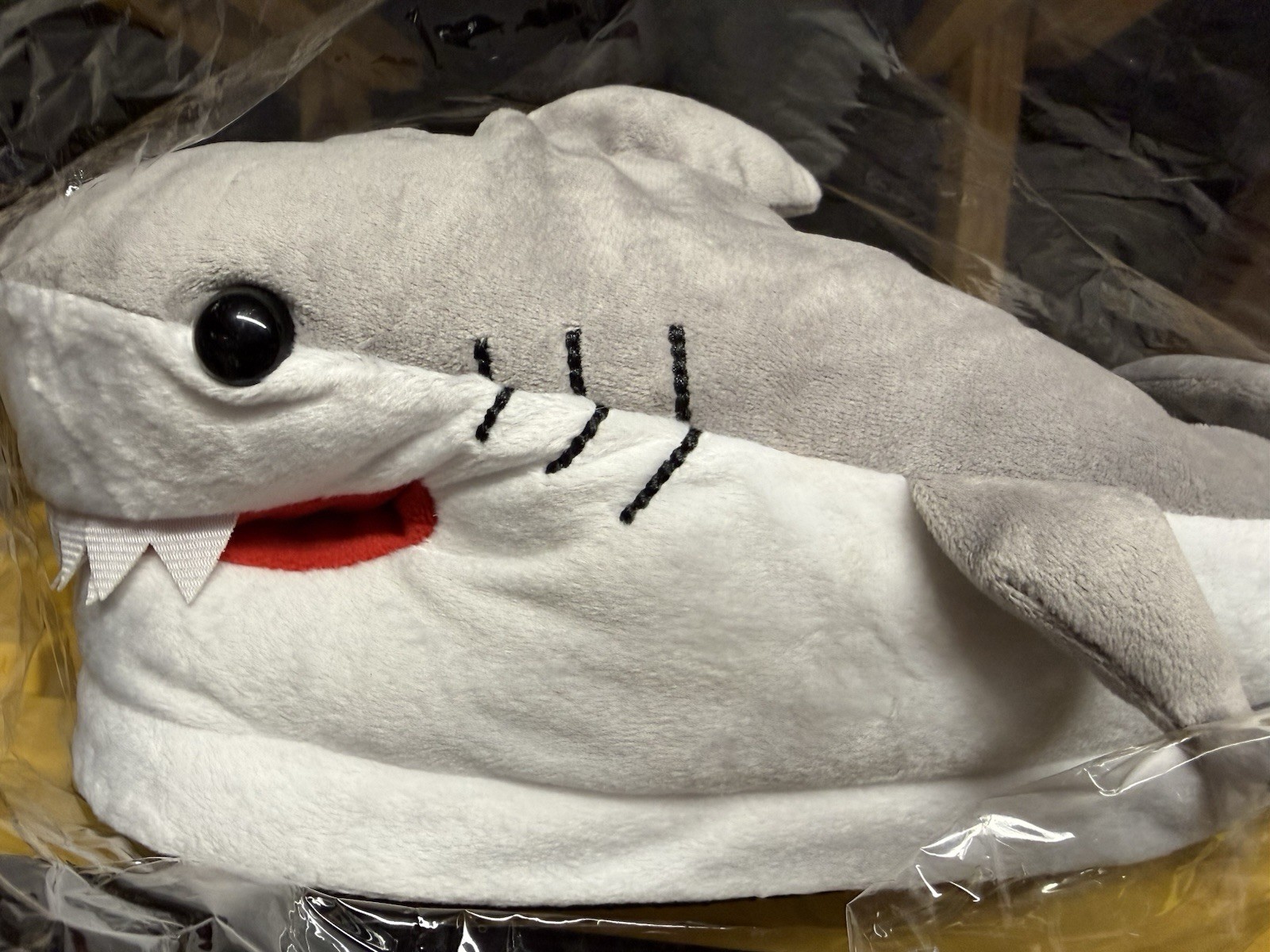 Shark Slippers House Shoes One Size NEW