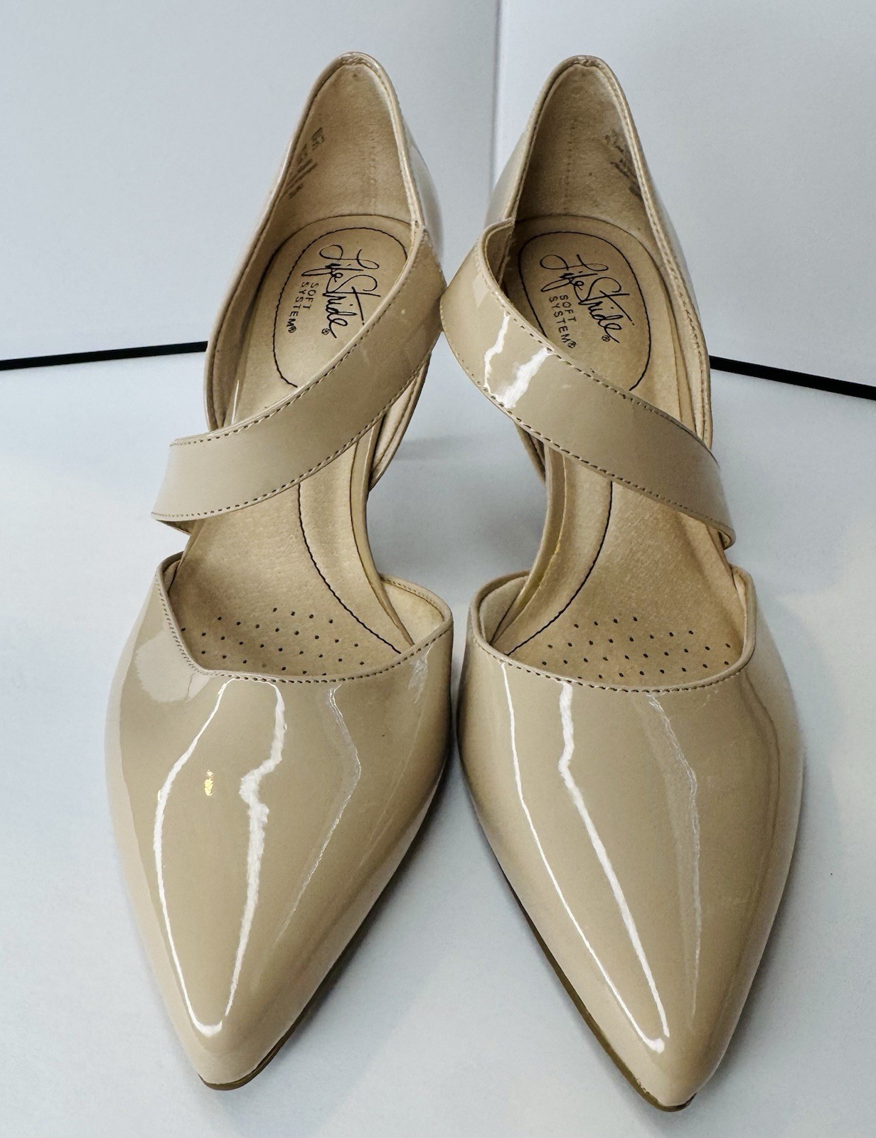 LifeStride Magnetic Pump – Simply Comfort / Soft System – Almond Nude Slingback