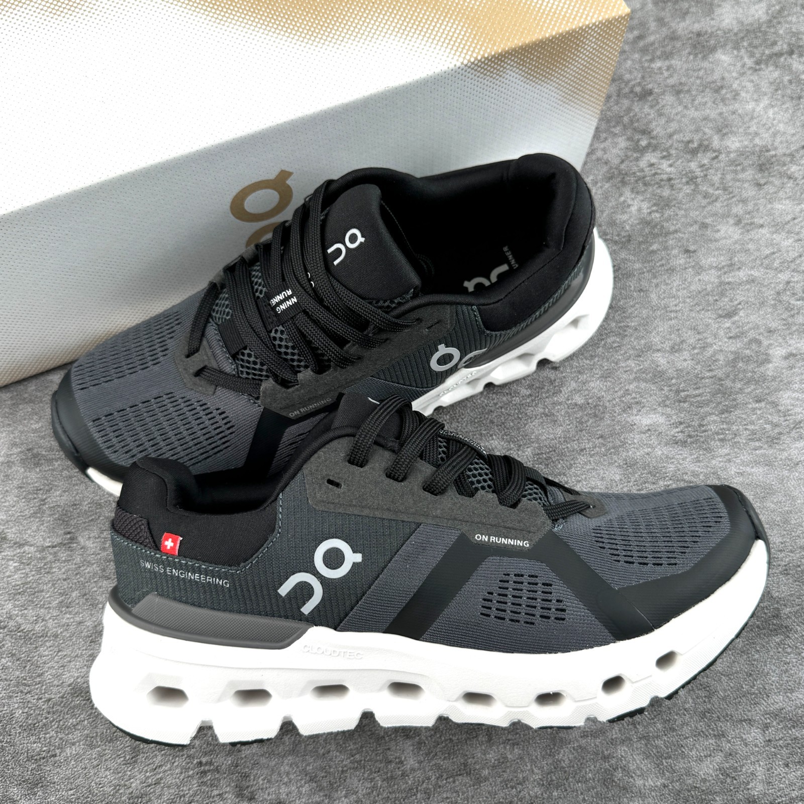 NEW On CLOUDRUNNER 2 Women’s Running Shoes Eclipse | Black US Sizes 6-9.5