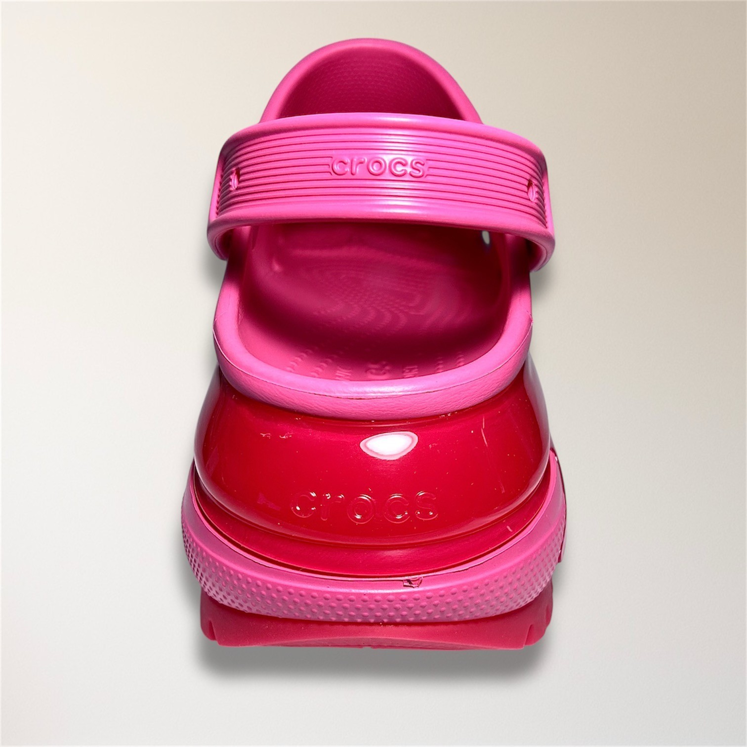 Crocs Mega Crush Platform Clog Juice Pink Comfort Casual Womens 15 Travel Barbie