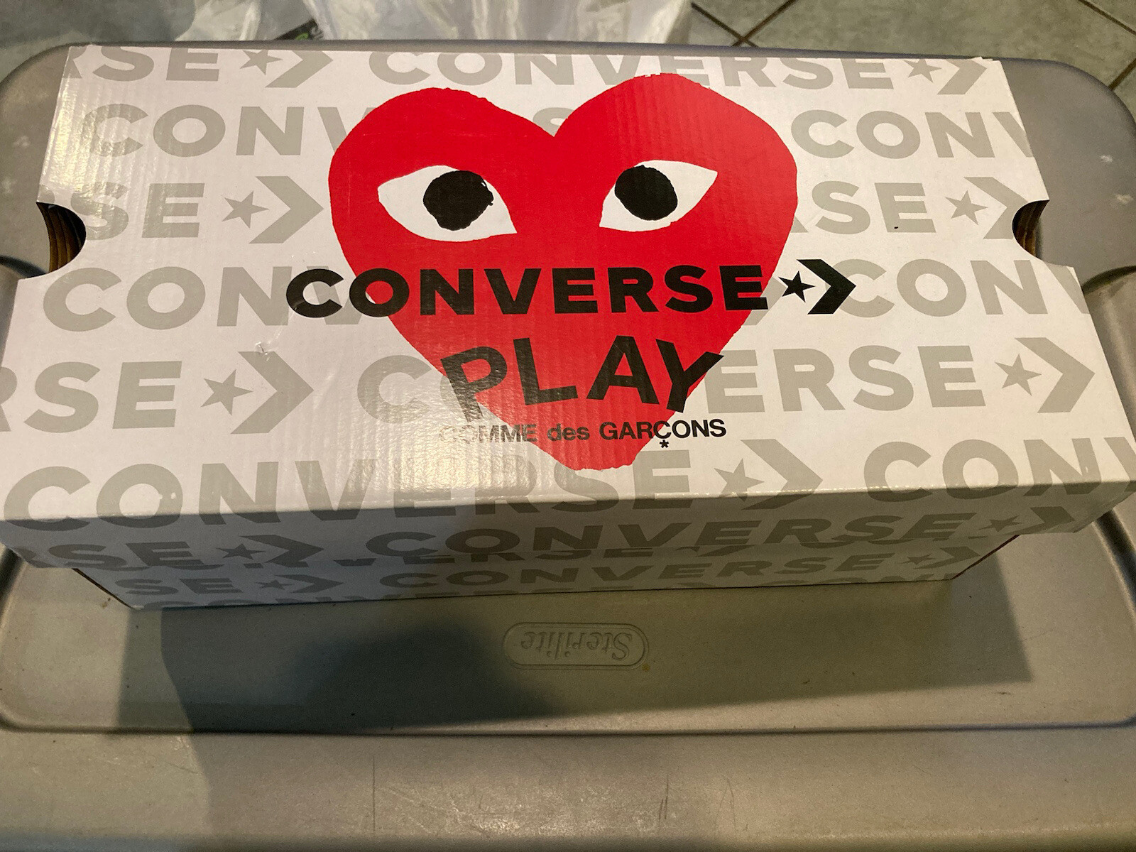 Converse Play Comme des Garçons Size 10 Women’s or Men’s 8 NIB Rare!