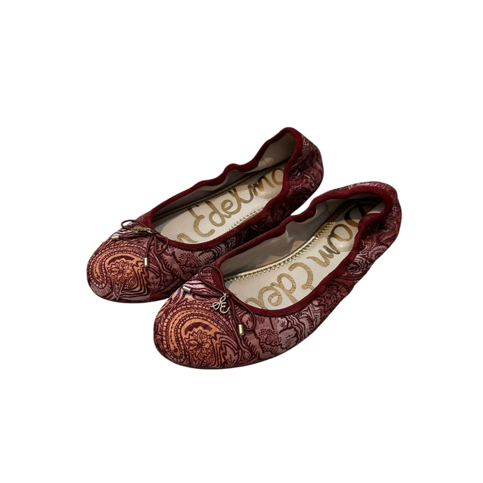 Sam Edelman Felicia Paisley Floral Ballet Flats Size 7-7.5
