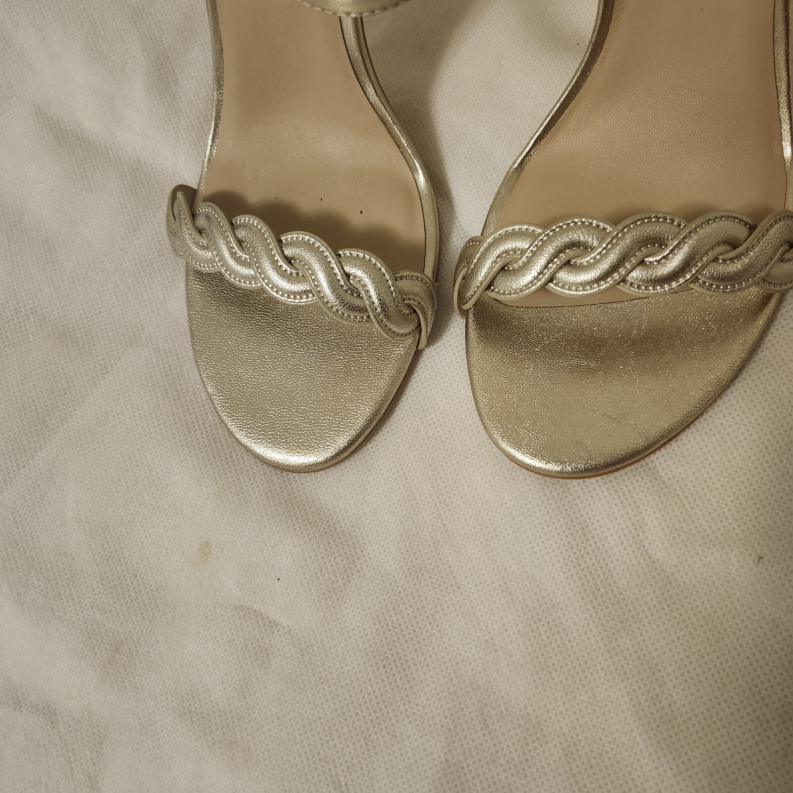 Stuart Weitzman Dancer Twistie 100 Leather Sandal Women’s Size 9B New