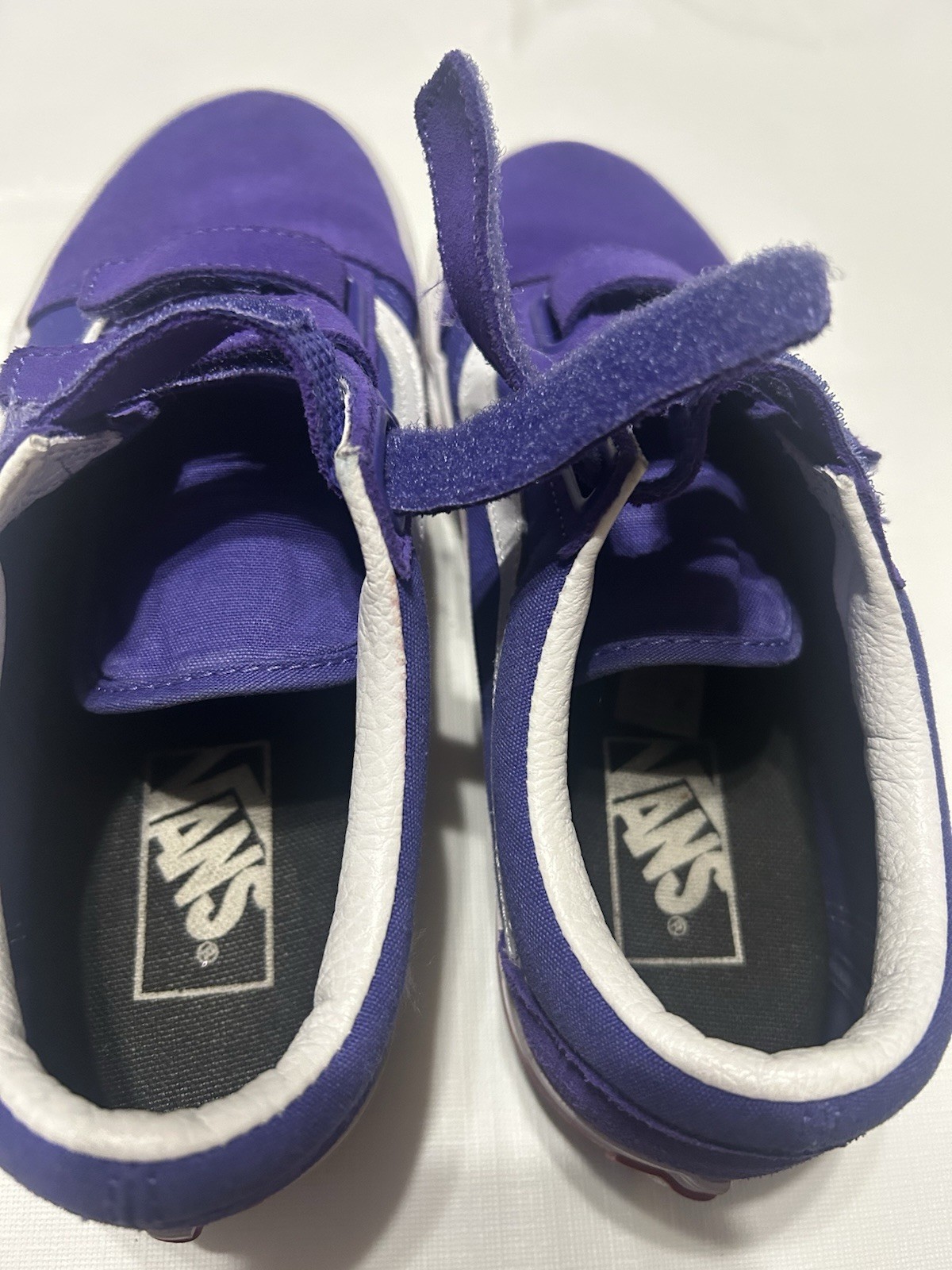 Vans Old Skool V sneakers Purple rainbow platform Womens 8 Men’s 6.5 Pride!