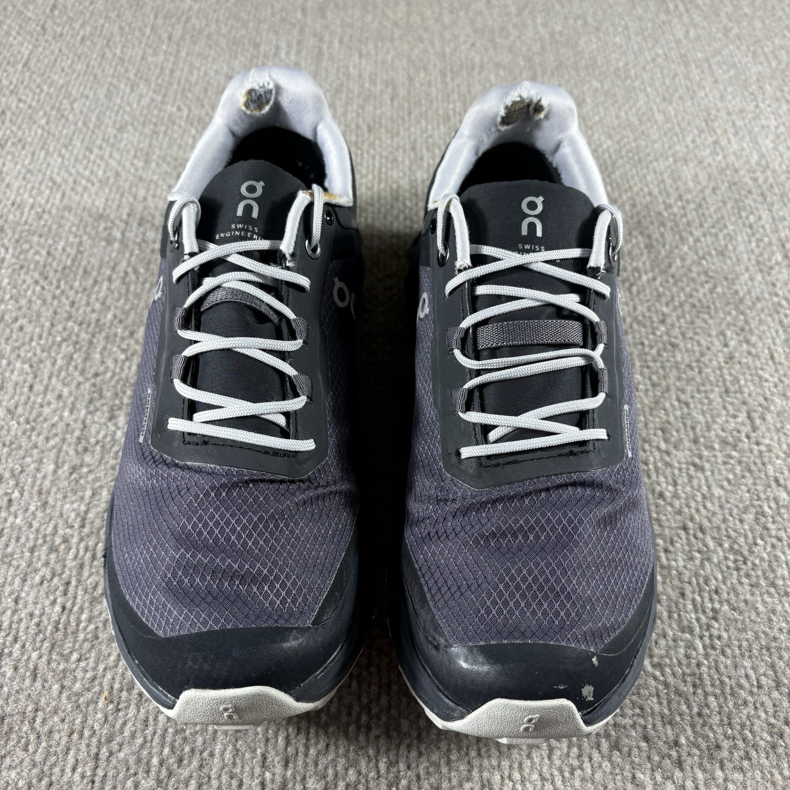 Size 7.5 – ON Cloudvista Waterproof Eclipse Womens Black Running Trail Walking