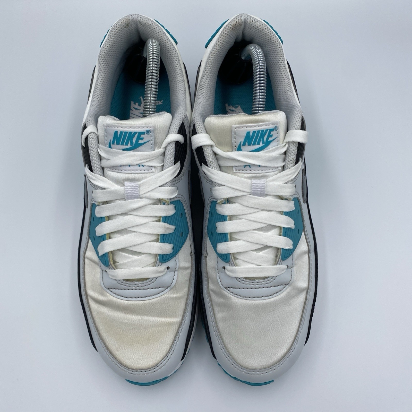 Nike Air Max 90 White Teal Nebula Black Cool Gray Men’s Size 11 Shoes FB8570-101