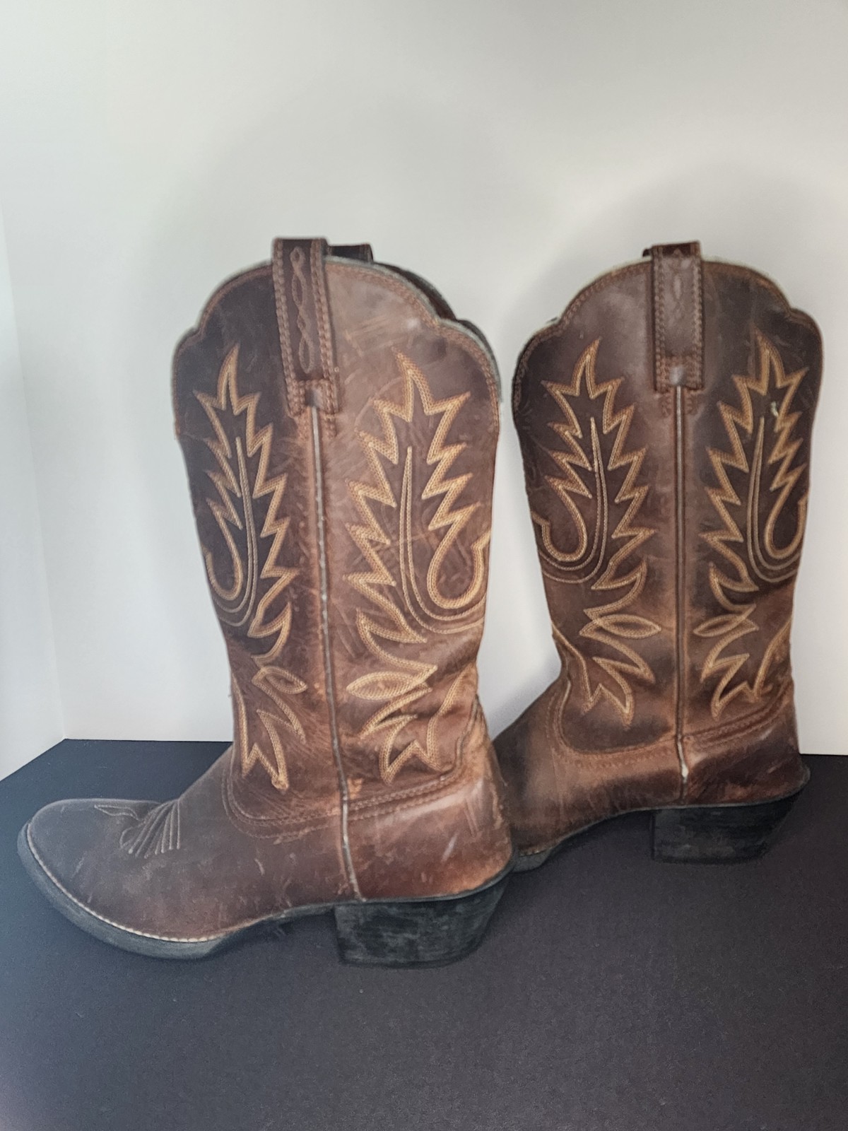 Ariat Women’s 5.5 Cowboy Western Boots Brown Leather