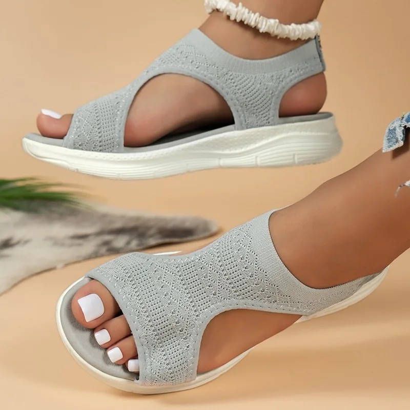 Orthopedic Slingback Sandals for Women Breathable Sport Slide Shoes Summer 2025